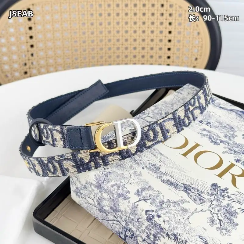 Dior belt 20mmX90-115cm 8L28